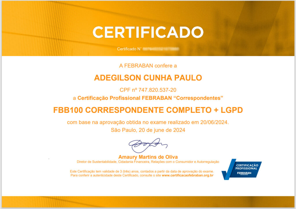 CORRESPONDENTE COMPLETO + LGPD